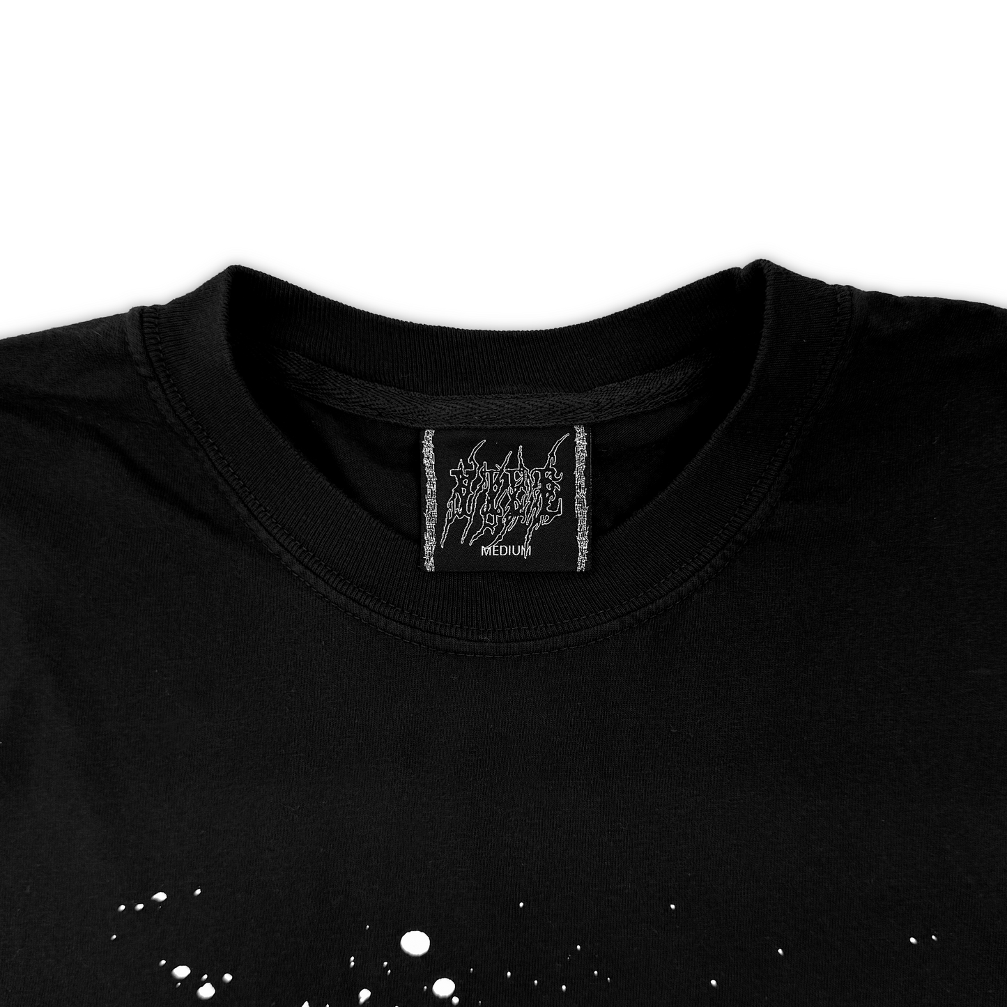 ‘VILE’ SPLATTER LOGO TEE BLACK