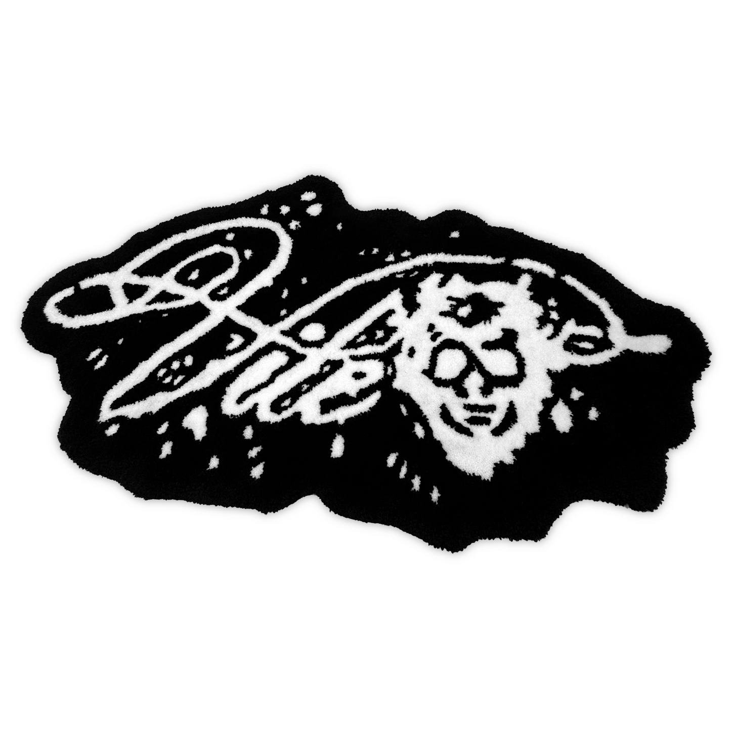 ‘VILE’ SPLATTER LOGO RUG