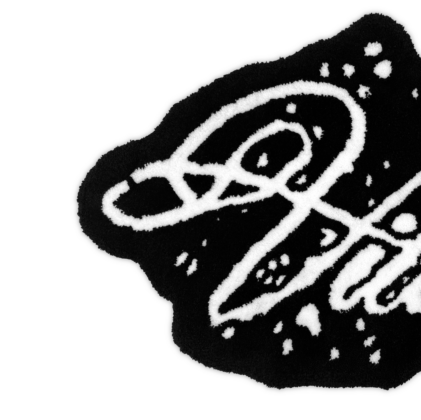 ‘VILE’ SPLATTER LOGO RUG