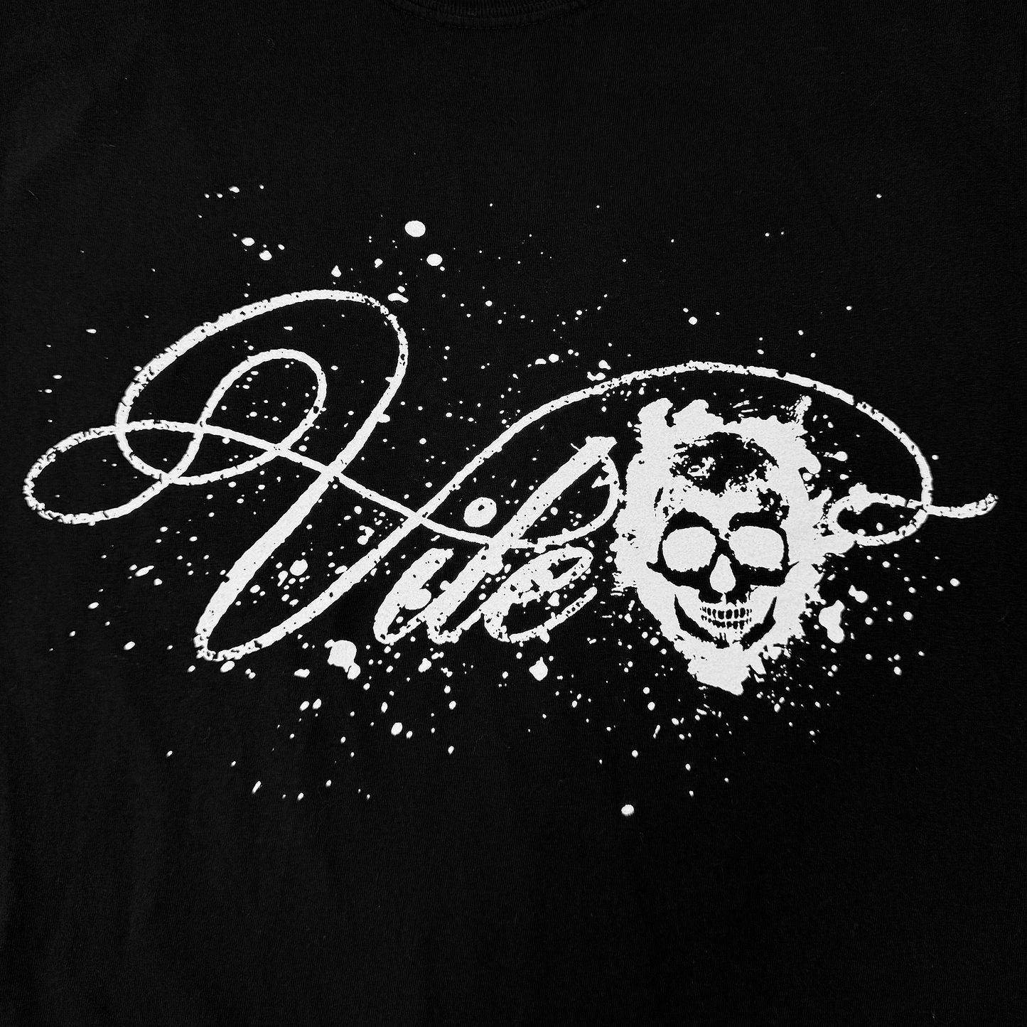 ‘VILE’ SPLATTER LOGO TEE BLACK