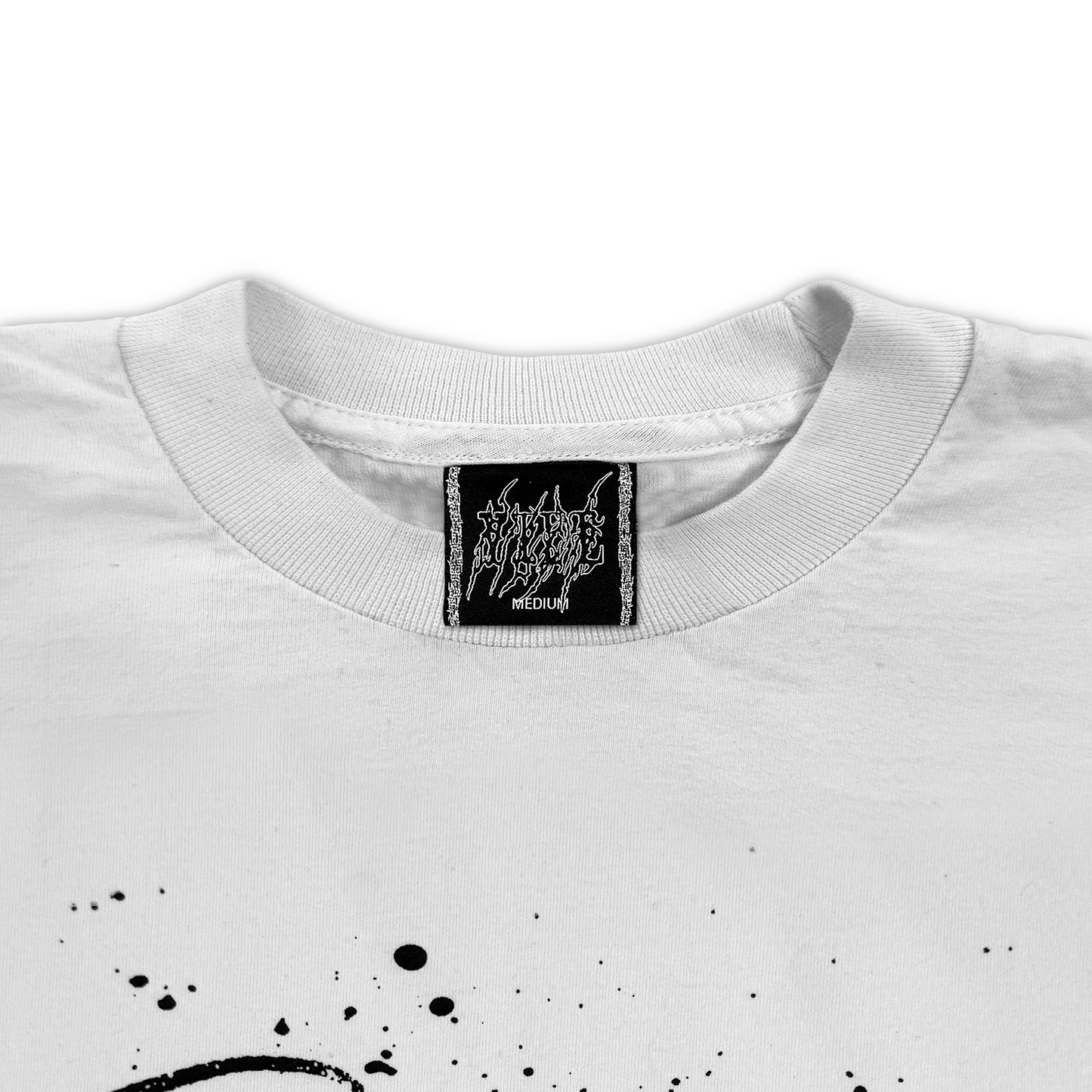 ‘VILE’ SPLATTER LOGO TEE WHITE